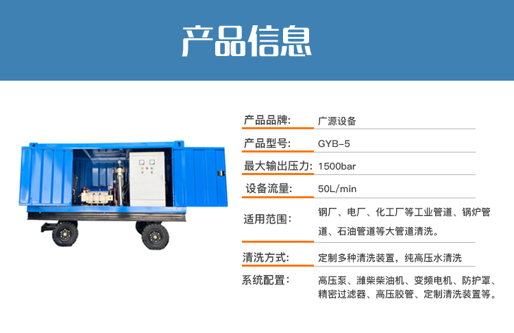 換熱器高壓清洗機